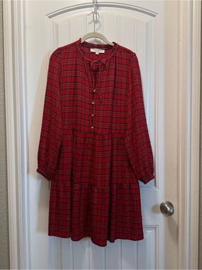 ann taylor loft holiday dresses Navy Floral Embroidered Long Sleeve Dress